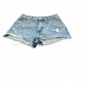 Denim Distressed Women Shorts